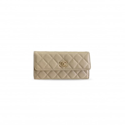 CHANEL DOUBLE C QUILTED WALLET AP5076 (19*10*3cm)